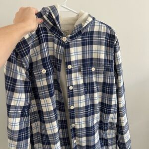 LL Bean Fleece Lined Flannel